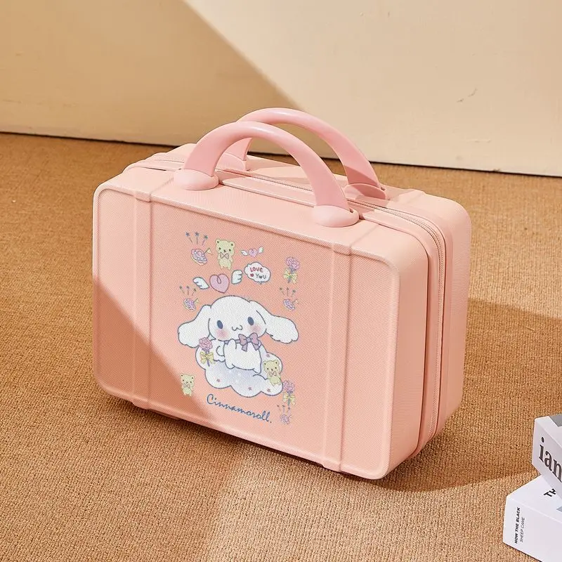 New Kawaii Sanrio Cinnamoroll Cosmetic Bag Portable Girls Heart Cute Cartoon Anime Storage Boxes Suitcase Travel Toys for Kids
New Kawaii Sanrio Cinnamoroll Cosmetic Bag Portable Girls Heart Cute Cartoon Anime Storage Boxes Suitcase Travel Toys for Kids