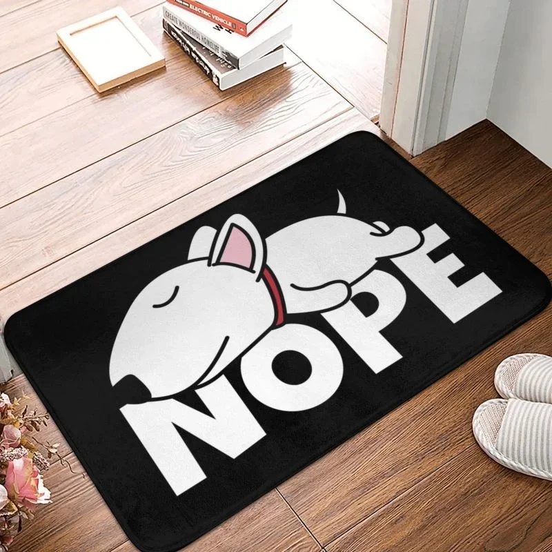Nope Bull Terrier Dog Lazy Front Floor Door Entrance Mats Indoor Animal Pet Kitchen Bathroom Doormat Living Room Carpet Rug
Nope Bull Terrier Dog Lazy Front Floor Door Entrance Mats Indoor Animal Pet Kitchen Bathroom Doormat Living Room Carpet Rug