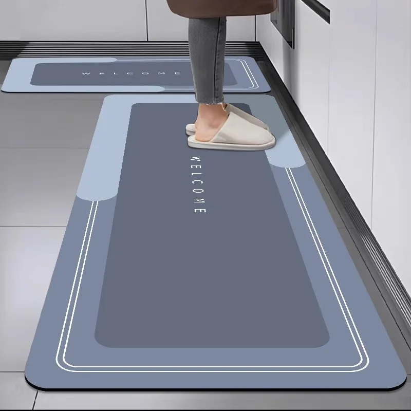 Non-slip Absorbent Floor Mats for Kitchen, Gray Carpet, Solid Color Area Rugs, PVC Diatom Mud Mat, Bathroom Laundry Room, Long S
Non-slip Absorbent Floor Mats for Kitchen, Gray Carpet, Solid Color Area Rugs, PVC Diatom Mud Mat, Bathroom Laundry Room, Long S