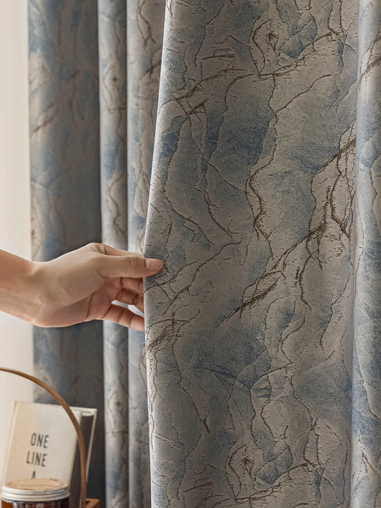 Luxury Living Room Curtain Gray Bedroom Curtains Artistic Creative Floor Curtains Blackout Sun Protection Study Curtain Cortina
Luxury Living Room Curtain Gray Bedroom Curtains Artistic Creative Floor Curtains Blackout Sun Protection Study Curtain Cortina