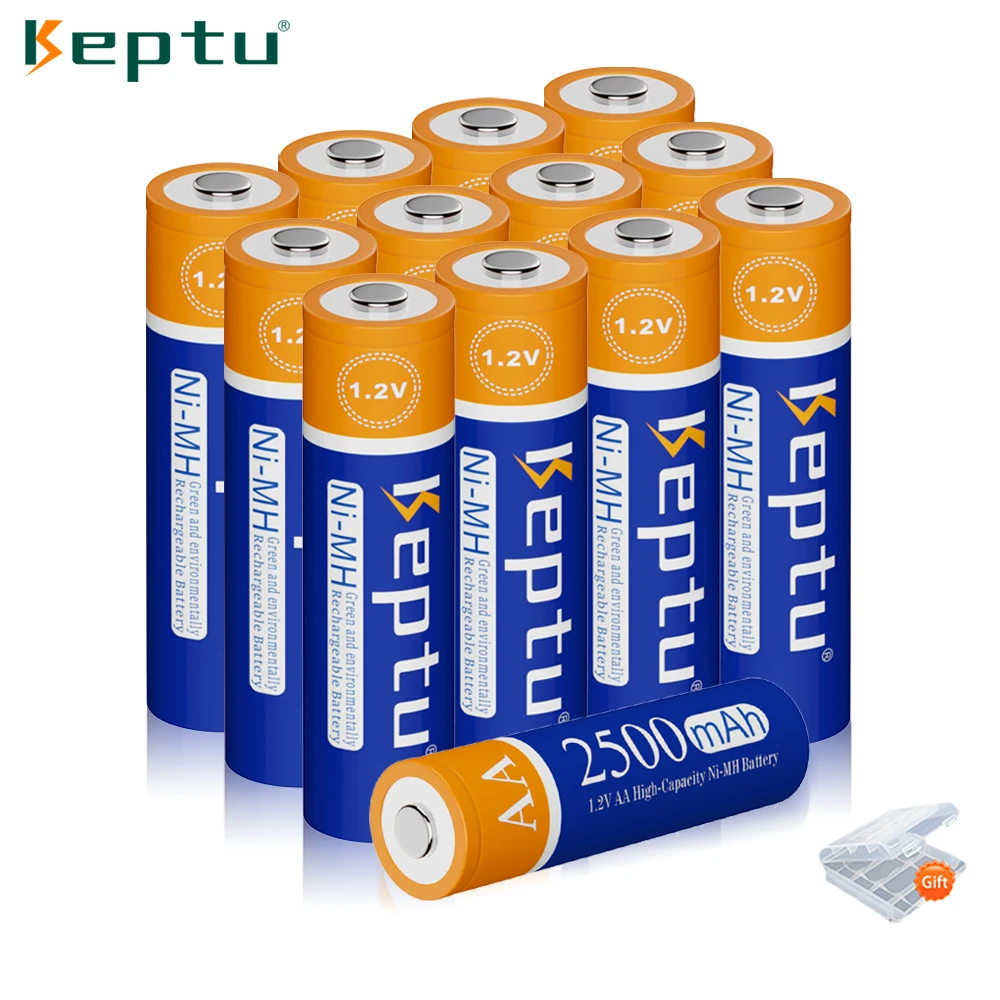 2500mAh AA 1.2V Ni-MH Rechargeable AA Battery Low Self Discharge AA Batteries for Camera Toy Cars aa
2500mAh AA 1.2V Ni-MH Rechargeable AA Battery Low Self Discharge AA Batteries for Camera Toy Cars aa