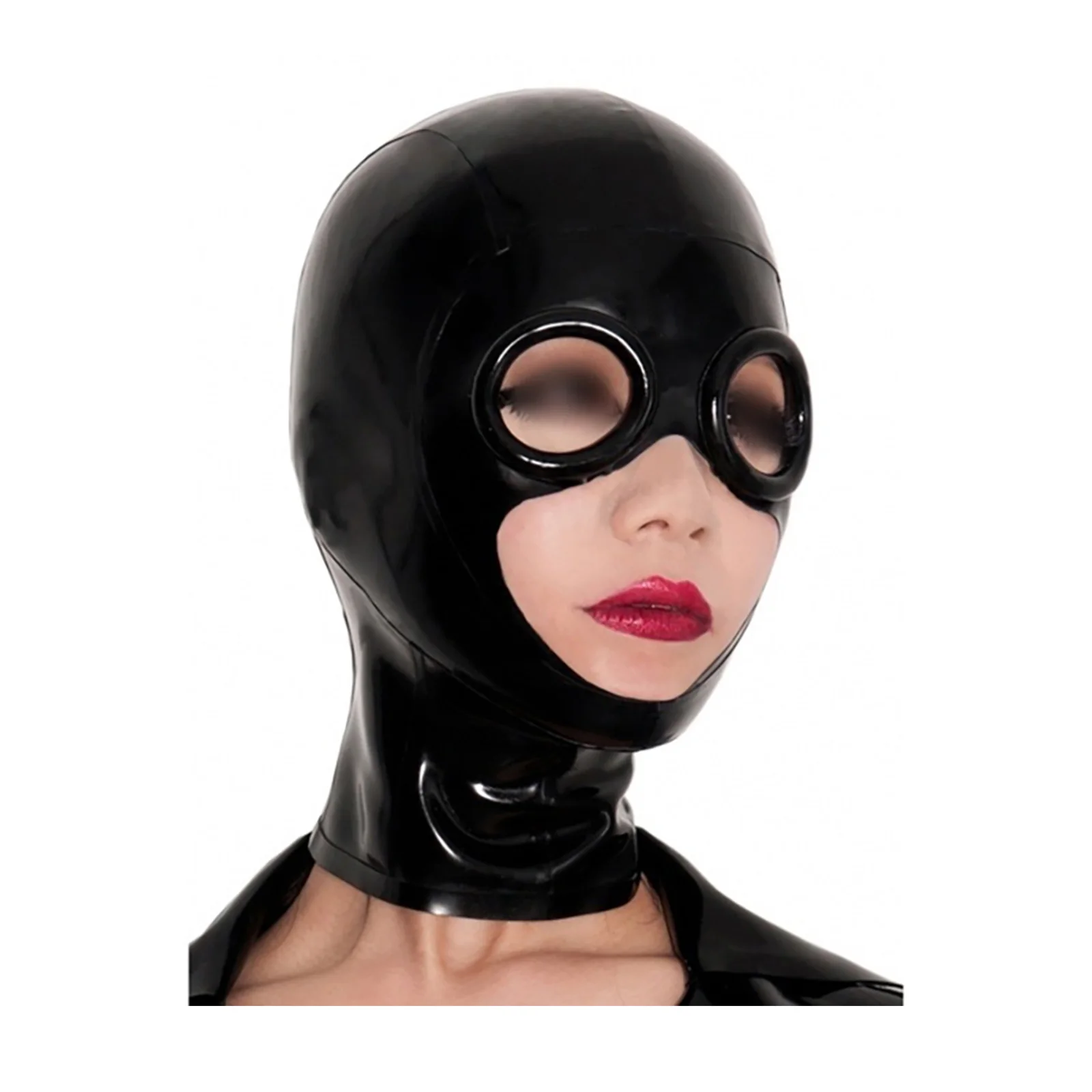 MONNIK Latex Unisex Mask Open Mouth&Eyes Roll Edge Design Handmade for Latex Fetish Party Catsuit Cosplay Halloween Clubwear
MONNIK Latex Unisex Mask Open Mouth&Eyes Roll Edge Design Handmade for Latex Fetish Party Catsuit Cosplay Halloween Clubwear