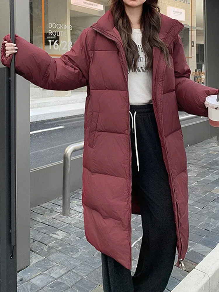 Fitaylor New Autumn Winter High Street Loose Stand Collar Long Cotton Parkas Women Casual Fashion Thick Warm Zipper Coat Jacket
Fitaylor New Autumn Winter High Street Loose Stand Collar Long Cotton Parkas Women Casual Fashion Thick Warm Zipper Coat Jacket