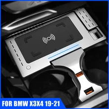 15W Wireless Car Charger QI Charging for 2019-2021 BMW X3 G01 X4 G02 Accessories Phone Holder Pad Car Interior Modification
15W Wireless Car Charger QI Charging for 2019-2021 BMW X3 G01 X4 G02 Accessories Phone Holder Pad Car Interior Modification
