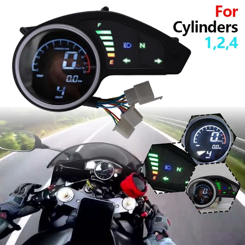 Универсальный светодиодный прибор в сборе для мотоцикла, цифровой спидометр, одометр с цветовой идентификацией, для внедорожника Cg 
Универсальный светодиодный прибор в сборе для мотоцикла, цифровой спидометр, одометр с цветовой идентификацией, для внедорожника Cg