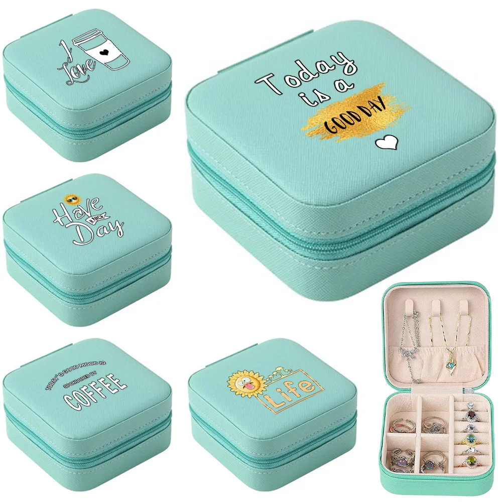 Portable Jewelry Packaging Box Food Pettern Travel Jewelry Case Leather Storage Earrings Necklace Ring Jewelry Organizer Display
Portable Jewelry Packaging Box Food Pettern Travel Jewelry Case Leather Storage Earrings Necklace Ring Jewelry Organizer Display