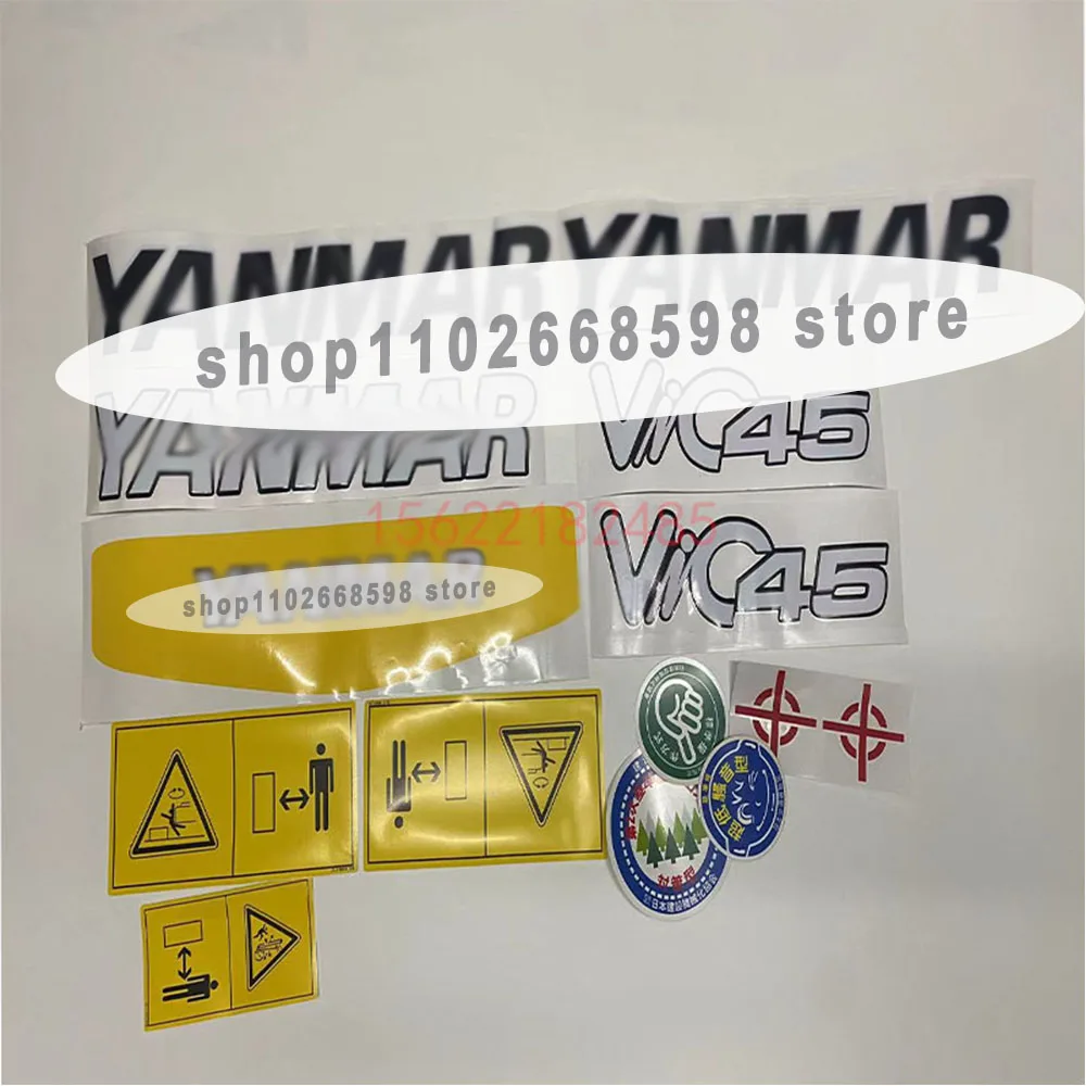 Excavator Supplies Full Vehicle Stickers For YANMAR Excavator Logo 15 17/20/25/30/35/45/55/65 Excavator Parts
Excavator Supplies Full Vehicle Stickers For YANMAR Excavator Logo 15 17/20/25/30/35/45/55/65 Excavator Parts