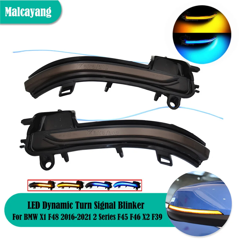 LED Dynamic Turn Signal Light Side Mirror Blinker For BMW X1 X2 F48 2-Series F45 Active Tourer F46 Gran Tourer LCI Car Styling
LED Dynamic Turn Signal Light Side Mirror Blinker For BMW X1 X2 F48 2-Series F45 Active Tourer F46 Gran Tourer LCI Car Styling