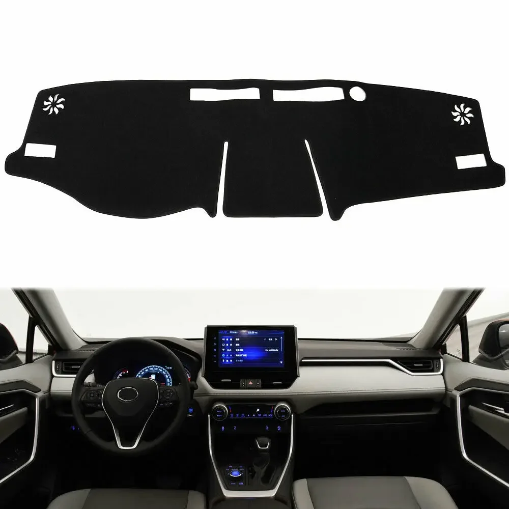 

Car Dashboard Cover Pad Mat Dash Dashmat Anti-UV Sun Shade Instrument Protect Carpet Accessories For TOYOTA RAV4 XA50 2019 2020