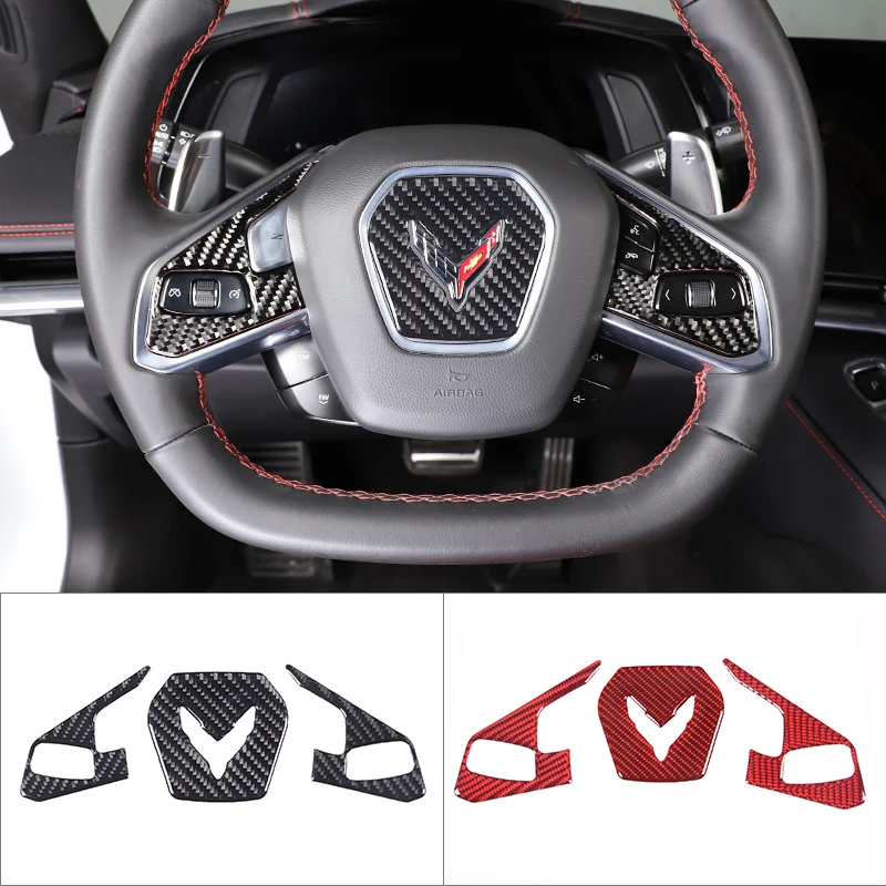 Soft Carbon Fiber Car Steering Wheel Sticker Auto Decoration Frame Trim for Chevrolet Corvette C8 Stingray Z51 Z06 2020-2023
Soft Carbon Fiber Car Steering Wheel Sticker Auto Decoration Frame Trim for Chevrolet Corvette C8 Stingray Z51 Z06 2020-2023
