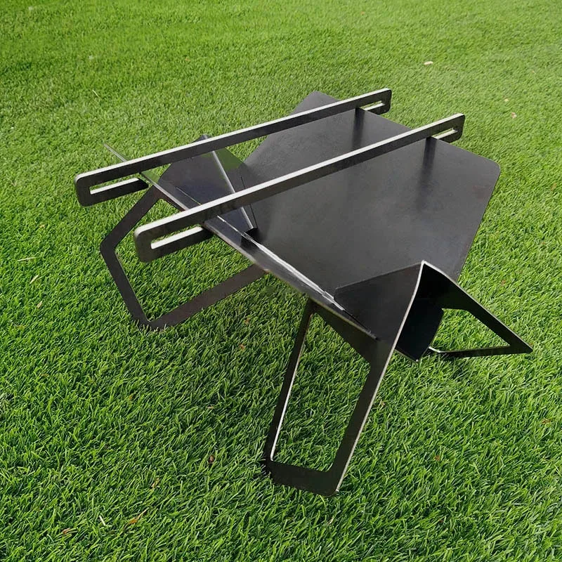 

Outdoor Small Portable Fire Pits Portable Grill Stand Bonfire Rack Modern Household Garden Brazier Simple Barbecue Camping Stove