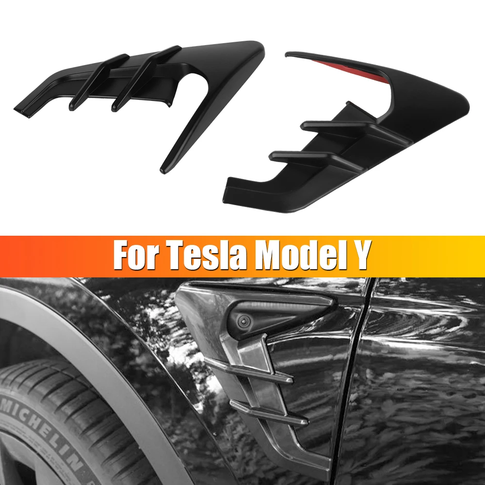 2pcs Car Side Camera Flanks Covers Spoiler Dust Wing Panel Cover Carbon Fiber for Tesla Model 3 Y 2021-23 Decoration Accessories
2pcs Car Side Camera Flanks Covers Spoiler Dust Wing Panel Cover Carbon Fiber for Tesla Model 3 Y 2021-23 Decoration Accessories