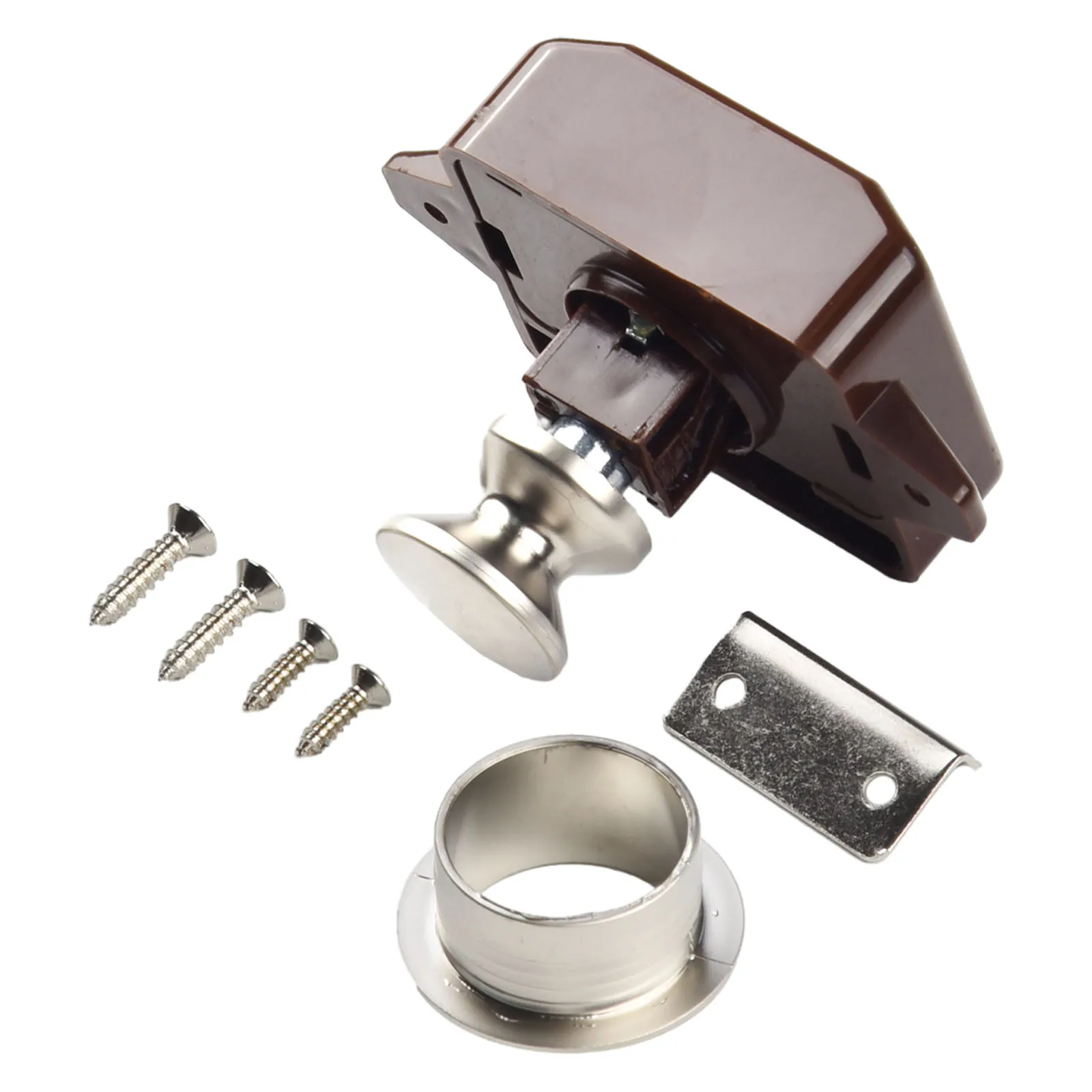 Catch Lock Push Button Lock Push button lock For Trailer&Camper Exterior Simple Installation 14mm-22mm 1pcs Yacht Furniture Door
Catch Lock Push Button Lock Push button lock For Trailer&Camper Exterior Simple Installation 14mm-22mm 1pcs Yacht Furniture Door