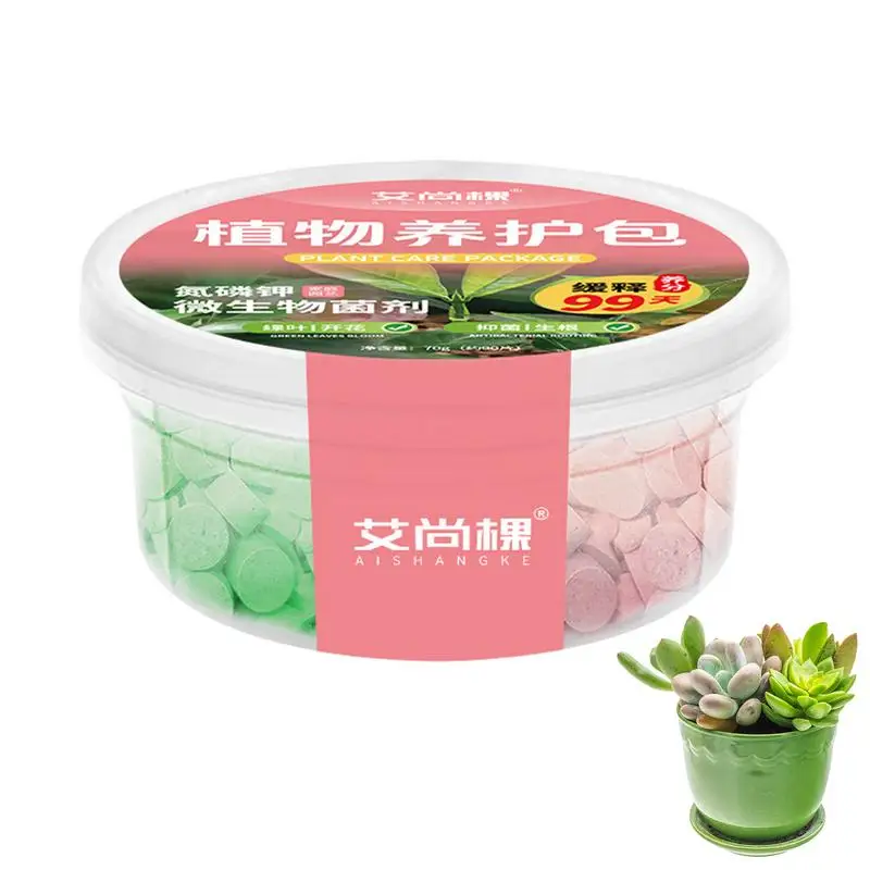 Nutrient Fertilizer For Plants 70g Multi-Function Fertilizer Tablets Strengthen Plants Cultivation Potted Plants Long-Lasting
Nutrient Fertilizer For Plants 70g Multi-Function Fertilizer Tablets Strengthen Plants Cultivation Potted Plants Long-Lasting