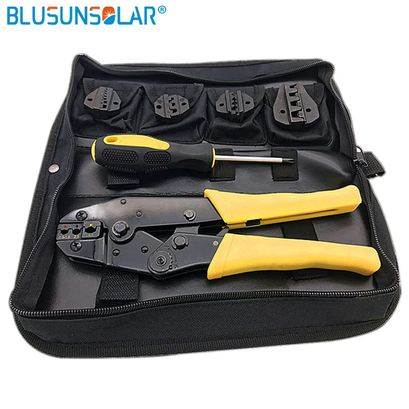 

Multifunctional Wire Crimping Pliers Engineering Ratchet Terminal Crimping Plier Electrical Hand Tool with Screw Tools Kit Set
