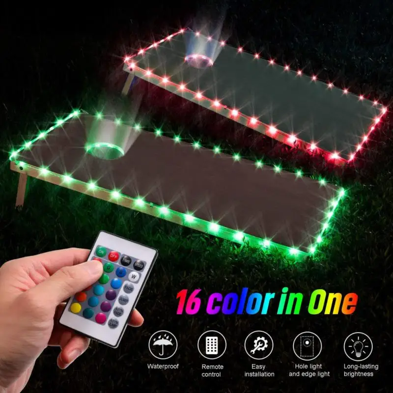 16 цветов Rgb Edge 32 клавиши переменный режим освещения Прочный пульт дистанционного управления Водонепроницаемый для кукурузной доски кукурузное отверстие светодиодные фонари 16 футов
16 цветов Rgb Edge 32 клавиши переменный режим освещения Прочный пульт дистанционного управления Водонепроницаемый для кукурузной доски кукурузное отверстие светодиодные фонари 16 футов
