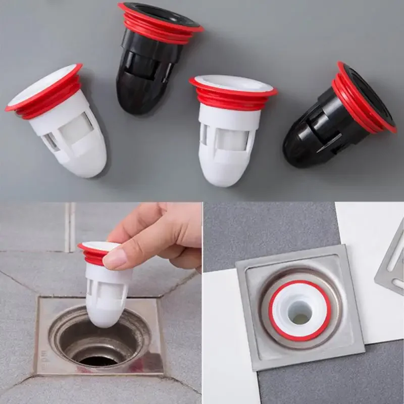 

Bath Shower Floor Strainer Kitchen Bathroom Water Drain Filter Cover Plug Trap Siphon Sink Insect Prevention Deodorant Bathroom