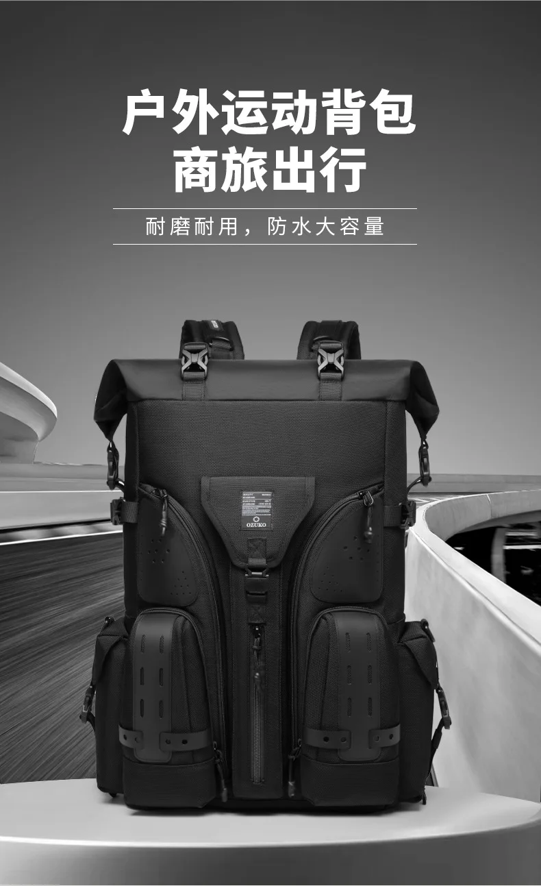 OZUKO Tactical Backpack Army Attack Bag Molle System Bags Backpacks Outdoor Sport Backpack Camping Walking Backpacks 7 OZUKO Tactical Backpack Army Attack Bag Molle System Bags Backpacks Outdoor Sport Backpack Camping Walking Backpacks