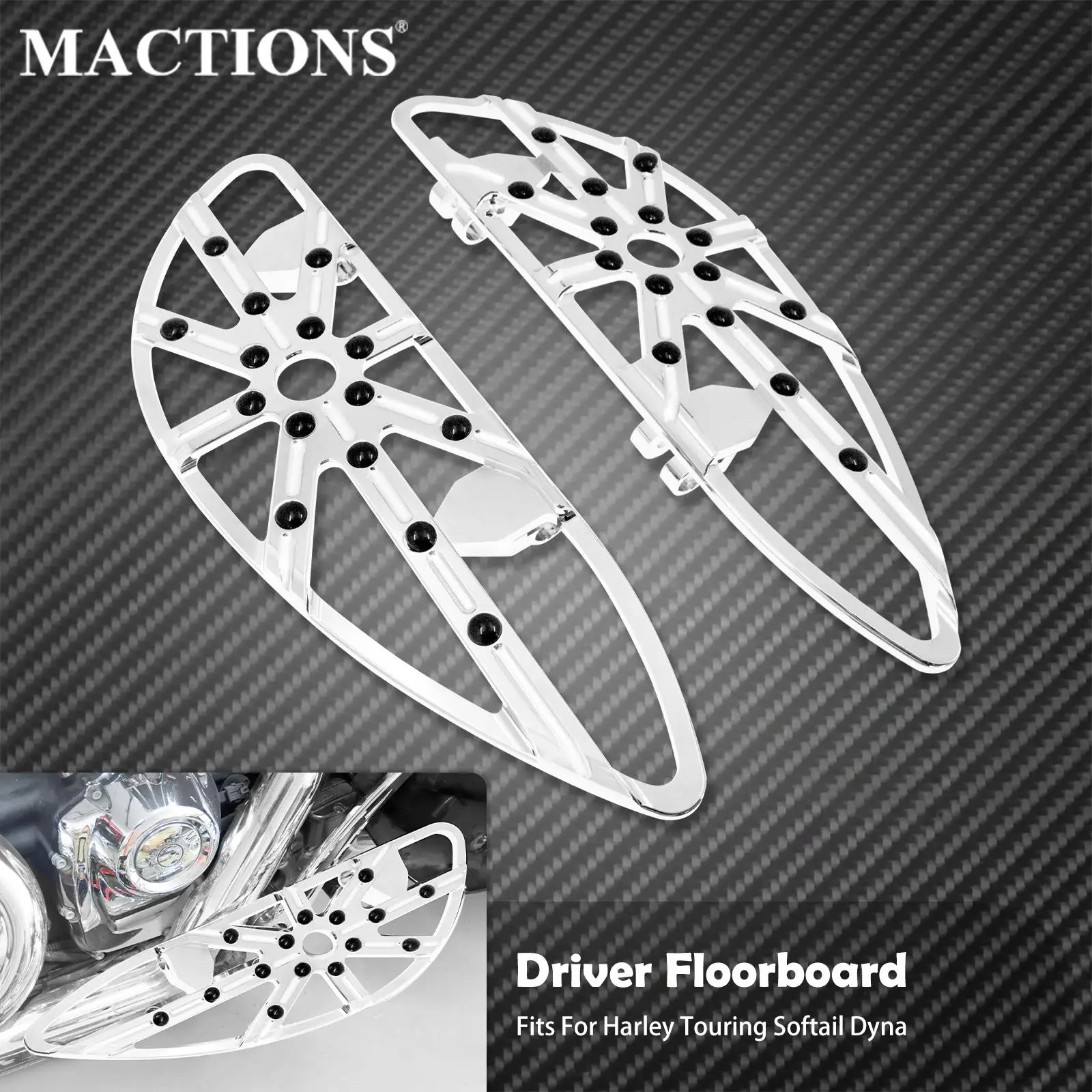 Motorcycle Floorboard Rider Footboard Footpegs Pedal Footrest For Harley Touring Electra Glide Road King FLH Softail Slim Dyna
Motorcycle Floorboard Rider Footboard Footpegs Pedal Footrest For Harley Touring Electra Glide Road King FLH Softail Slim Dyna