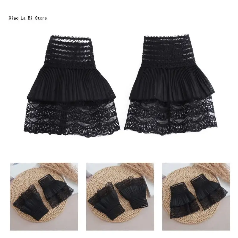 Ruffle Faux Sleeves Decorative Sleeves DIY Detachable Cuffs Casual Accessories XXFD
Ruffle Faux Sleeves Decorative Sleeves DIY Detachable Cuffs Casual Accessories XXFD