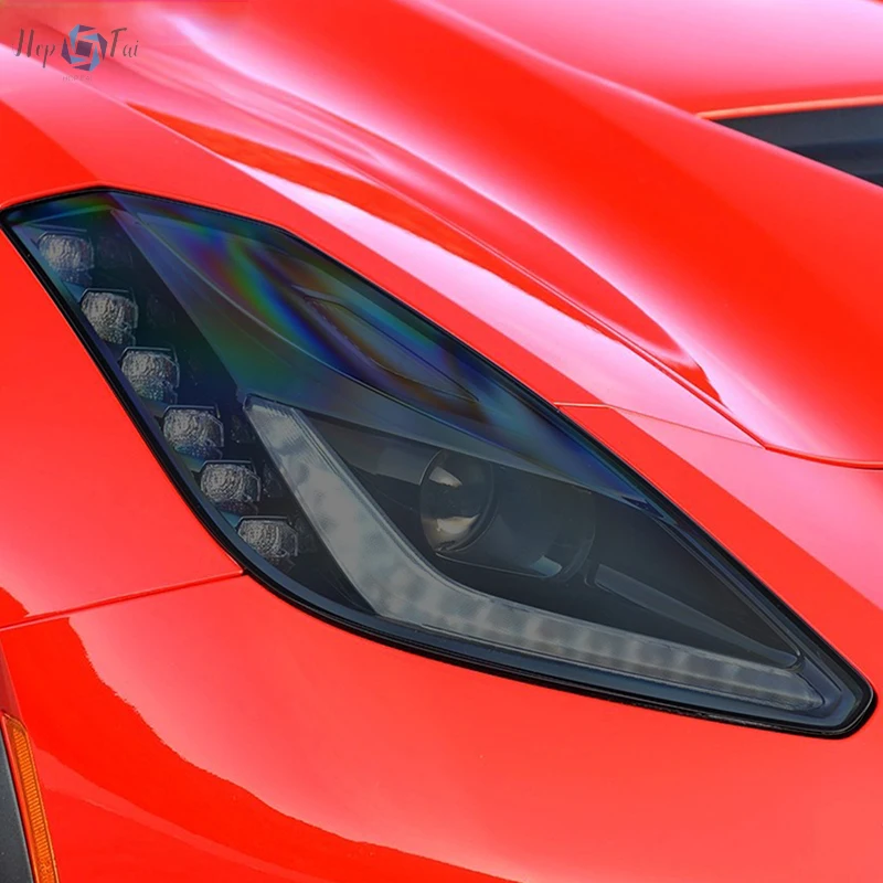 2 Pcs Car Headlight Protective Film Smoked Black Tint Wrap Vinyl Transparent TPU Sticker For Chevrolet Corvette C7 2014-2019
2 Pcs Car Headlight Protective Film Smoked Black Tint Wrap Vinyl Transparent TPU Sticker For Chevrolet Corvette C7 2014-2019