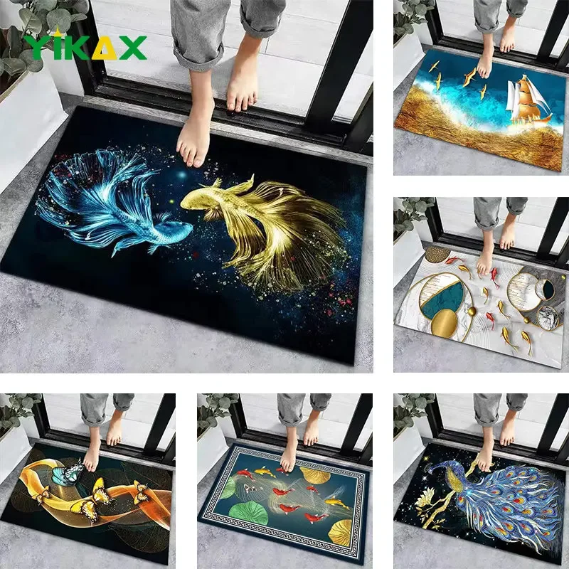 Bathroom Door Mat Home Carpet Balcony Washroom Hallway Kitchen Entrance Floor Non-slip Household Living Room Big Area Decor Rug
Bathroom Door Mat Home Carpet Balcony Washroom Hallway Kitchen Entrance Floor Non-slip Household Living Room Big Area Decor Rug