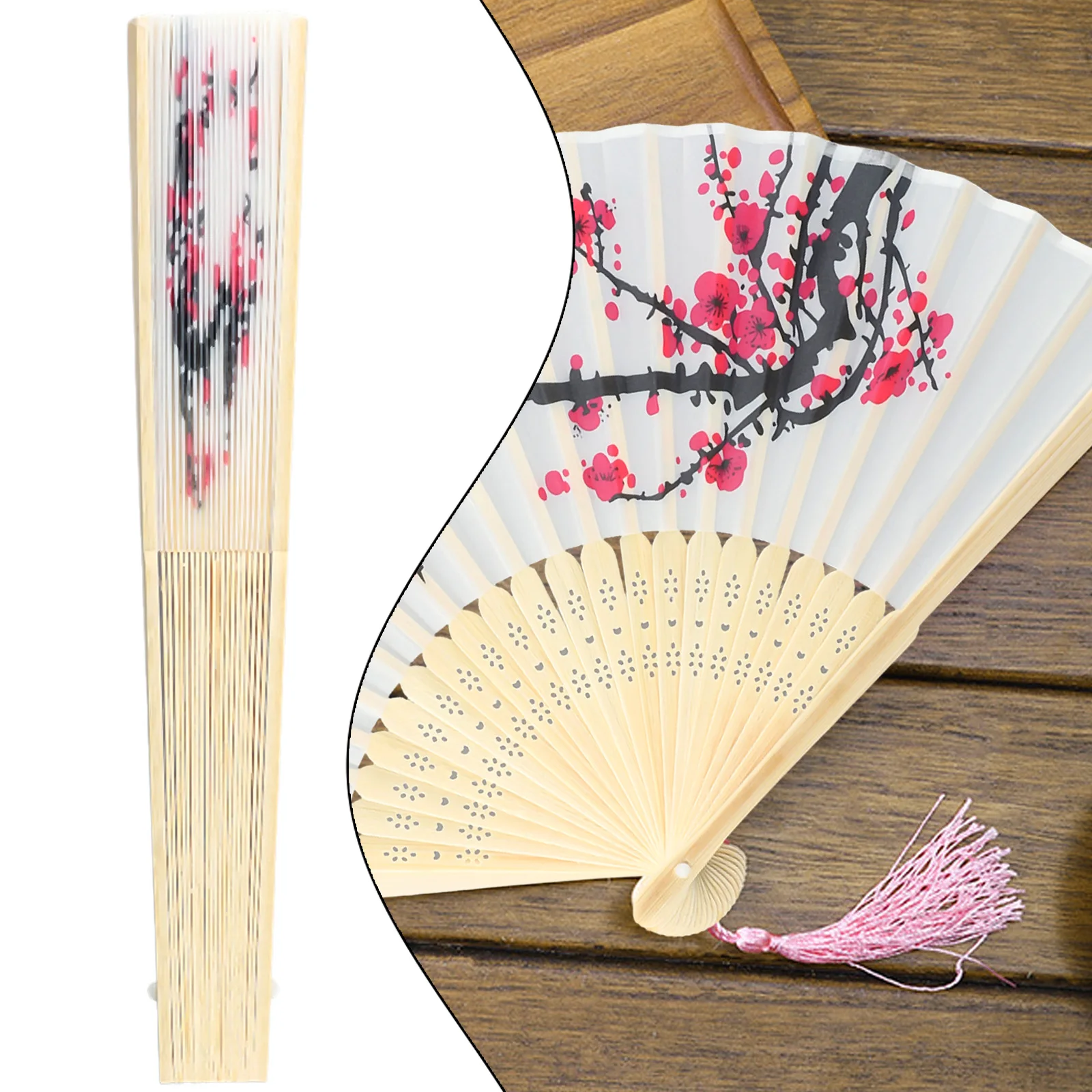 Chinese Style Summer Vintage Bamboo Folding Hand Held Cherry Blossoms Fan Chinese Dance Party Pocket Gifts Wedding Colorful Fan
Chinese Style Summer Vintage Bamboo Folding Hand Held Cherry Blossoms Fan Chinese Dance Party Pocket Gifts Wedding Colorful Fan