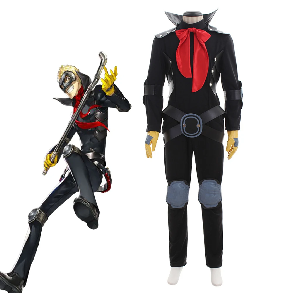 Game Persona 5 Cosplay Ryuji Sakamoto Costume Adult Men Black Jumpsuit Battle Uniform Halloween Theme Party Fighting Suits
Game Persona 5 Cosplay Ryuji Sakamoto Costume Adult Men Black Jumpsuit Battle Uniform Halloween Theme Party Fighting Suits