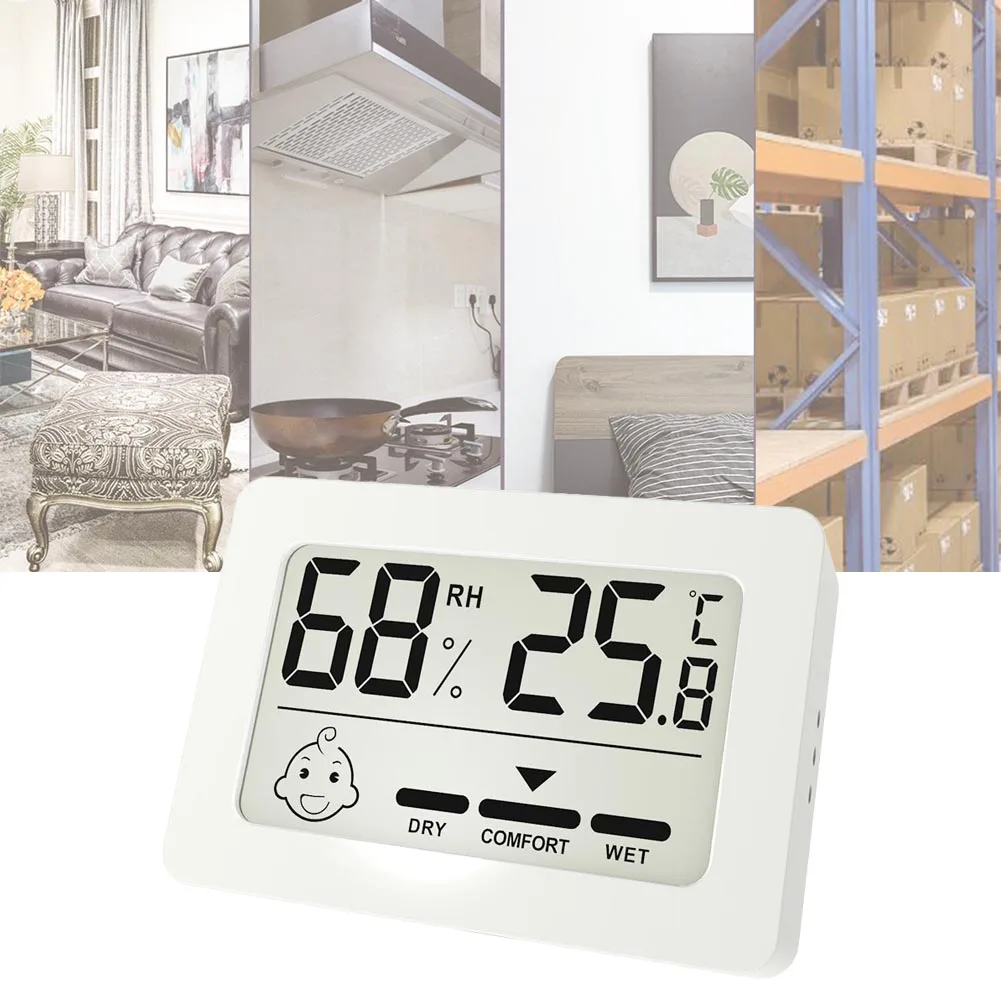 1/2/4pcs Digital Thermometer Hygrometer LCD Display Electronic Humidity Temperature Meter Gauge For Home Baby Room Office
1/2/4pcs Digital Thermometer Hygrometer LCD Display Electronic Humidity Temperature Meter Gauge For Home Baby Room Office
