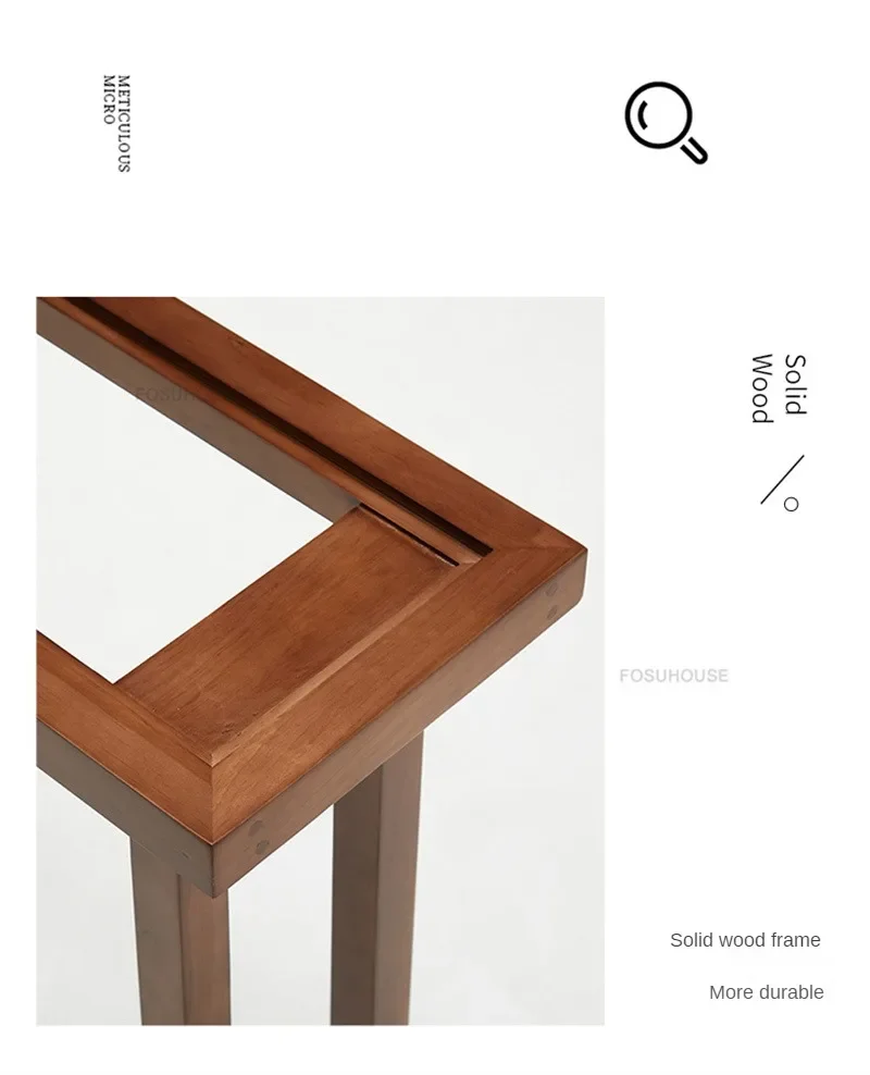New Chinese Solid Wood Console Tables for Hallway Living Room Console Table Minimalist Light Luxury Corridor Rock Slab Entrance New Chinese Solid Wood Console Tables for Hallway Living Room Console Table Minimalist Light Luxury Corridor Rock Slab Entrance