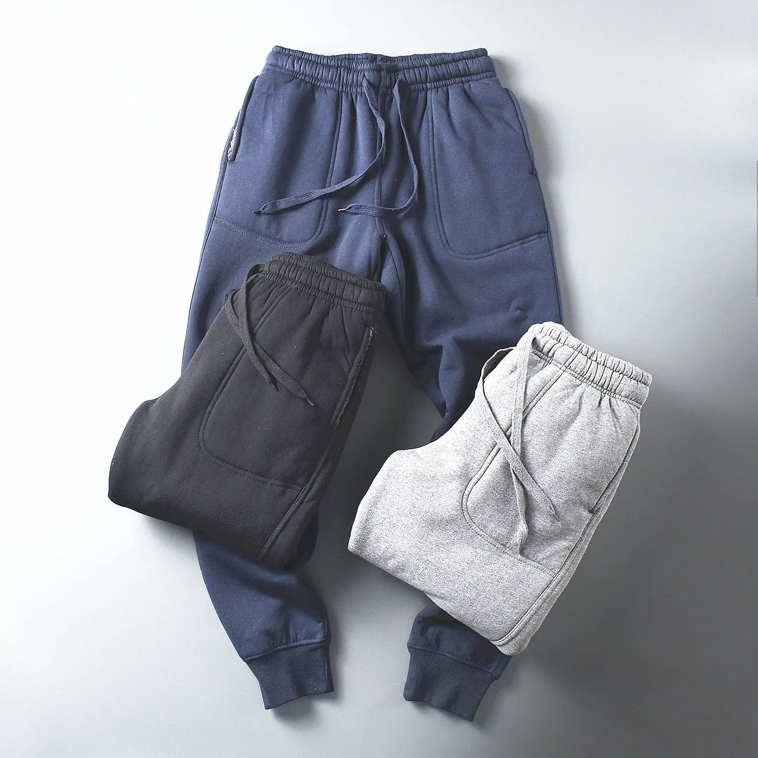 Autumn Winter Casual Men's Waistband Plush Cuffs Loose Knit Sports Pants Warm Trousers Outdoor Trekking Hiking Running Ski Longs 
Autumn Winter Casual Men's Waistband Plush Cuffs Loose Knit Sports Pants Warm Trousers Outdoor Trekking Hiking Running Ski Longs