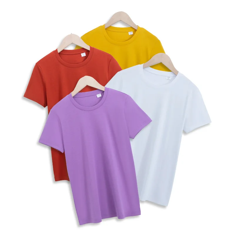 Cotton T-shirt women's summer short-sleeved women's loose V-neck white round neck T-shirt
Cotton T-shirt women's summer short-sleeved women's loose V-neck white round neck T-shirt