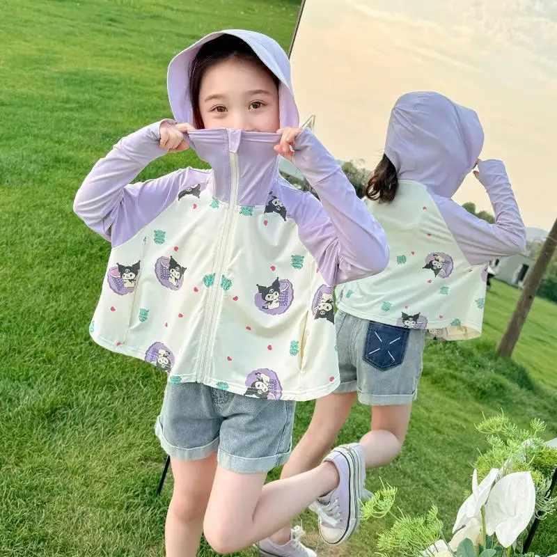Summer Hello Kitty Kuromi Anime Ins Kawaii Children Sun Protection Coat Clothes Cute Pochacco Long Sleeve Jacket Gifts for Kids
Summer Hello Kitty Kuromi Anime Ins Kawaii Children Sun Protection Coat Clothes Cute Pochacco Long Sleeve Jacket Gifts for Kids