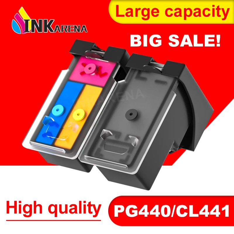 

PG 440 CL 441 Refillable Ink Cartridge PG440 CL441 Compatible for Canon PIXMA MG 3540 4240 3640 2140 4140 3140 TS5140 MX 394 438