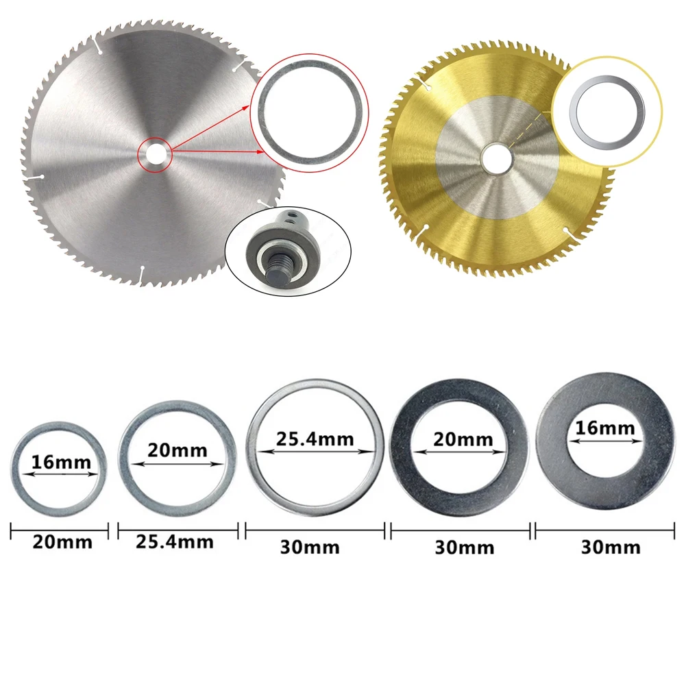 Conversion Ring Circular Saw 20&30 5pcs Blade Bush Diameter Different Anglem Internal&External Metal Silver Long Service Life
Conversion Ring Circular Saw 20&30 5pcs Blade Bush Diameter Different Anglem Internal&External Metal Silver Long Service Life