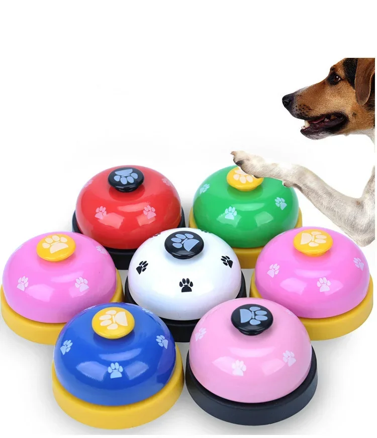 Pet Toys Bell for Dogs Cat Training Interactive Toy Called Dinner Small Bells Footprint Ring Trainer Feeding Reminder For Teddy
Pet Toys Bell for Dogs Cat Training Interactive Toy Called Dinner Small Bells Footprint Ring Trainer Feeding Reminder For Teddy