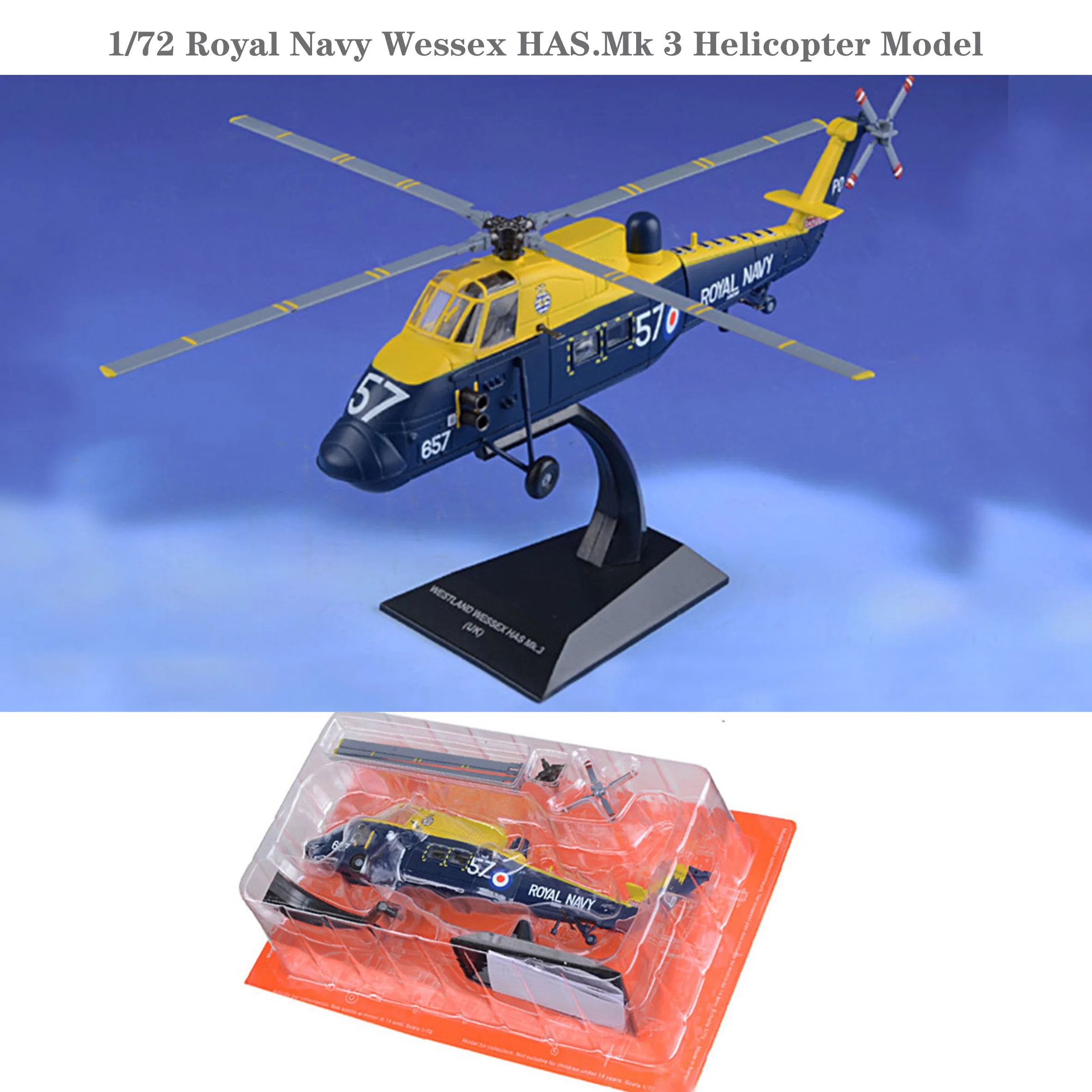 Редкая модель вертолета 1/72 Королевский флот Wessex HAS.Mk 3 готовая Коллекционная модель из сплава
Редкая модель вертолета 1/72 Королевский флот Wessex HAS.Mk 3 готовая Коллекционная модель из сплава