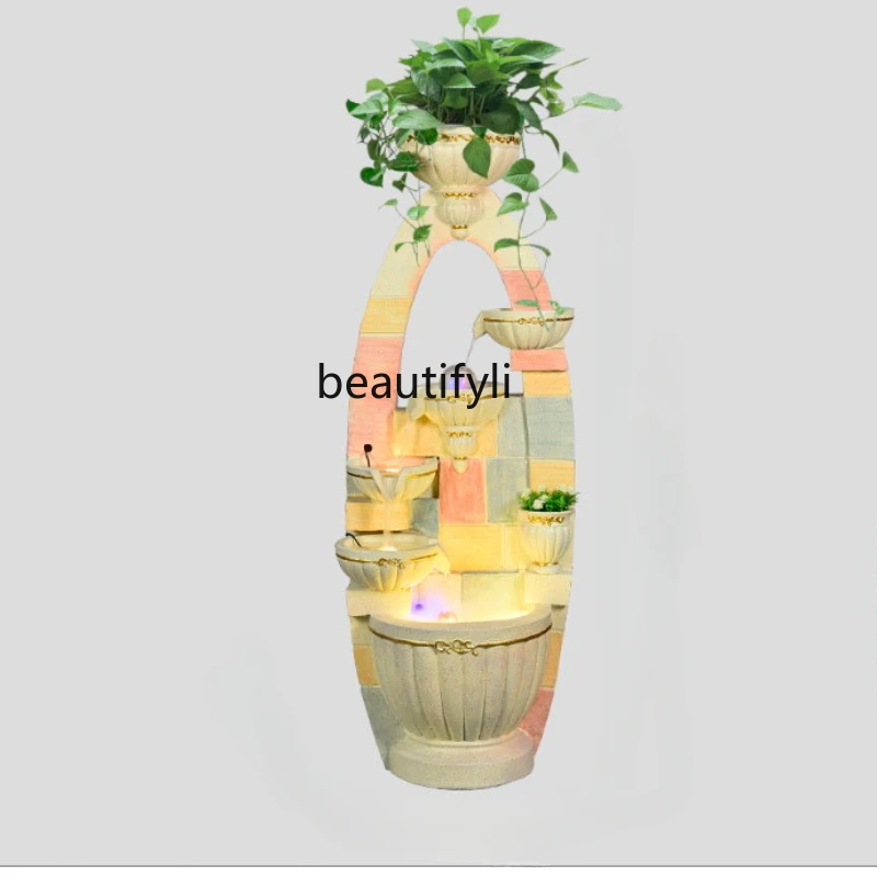 European-Style Floor Flowing Water Ornaments Creative Fish Tank Humidifier Living Room Interior Office Decorations
European-Style Floor Flowing Water Ornaments Creative Fish Tank Humidifier Living Room Interior Office Decorations