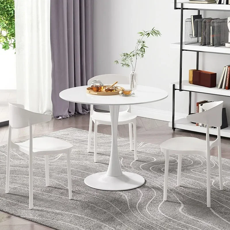 

Living Room Metal Coffee Table Small White Round Modern Designer Tables Minimalist Small Tea Nordic Furniture
