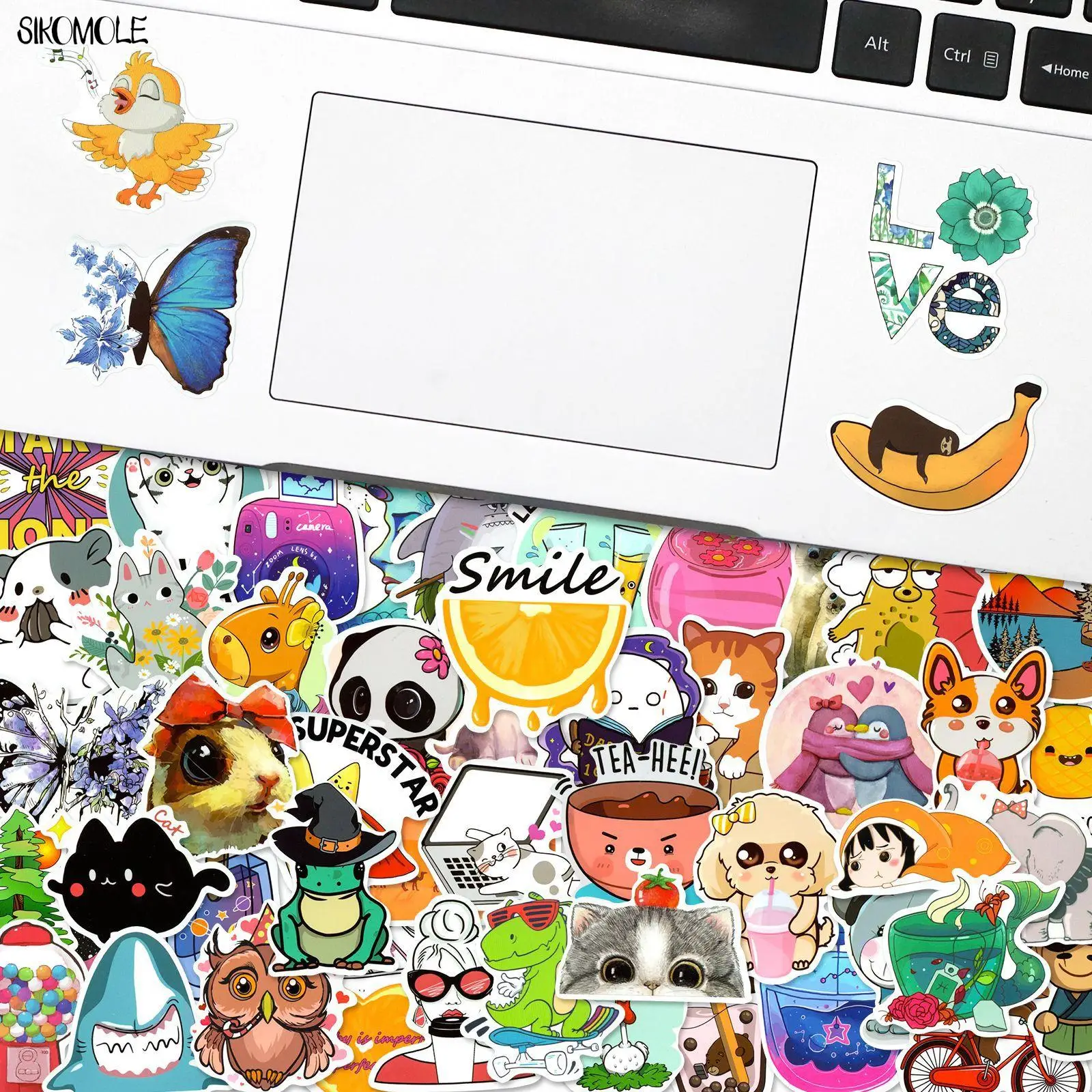 

10/30/50/100PCS Mixed Cartoon Children's Graffiti Stickers Kawaii DIY Toy Car Guitar Notebook Laptop Snowboard Decals Sticker F5
