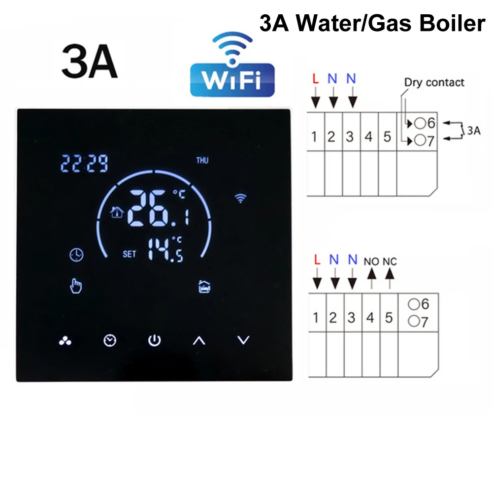 YW503 WiFi Thermostat for Underfloor Heating Accurate Temperature Control Child Lock Suitable for Home and Office Use
YW503 WiFi Thermostat for Underfloor Heating Accurate Temperature Control Child Lock Suitable for Home and Office Use