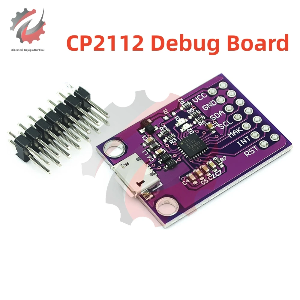 CP2112 плата отладки USB для SMBus I2C Модуль связи 2,0 MicroUSB 2112 оценочный комплект для CCS811 сенсорный модуль для Arduino
CP2112 плата отладки USB для SMBus I2C Модуль связи 2,0 MicroUSB 2112 оценочный комплект для CCS811 сенсорный модуль для Arduino