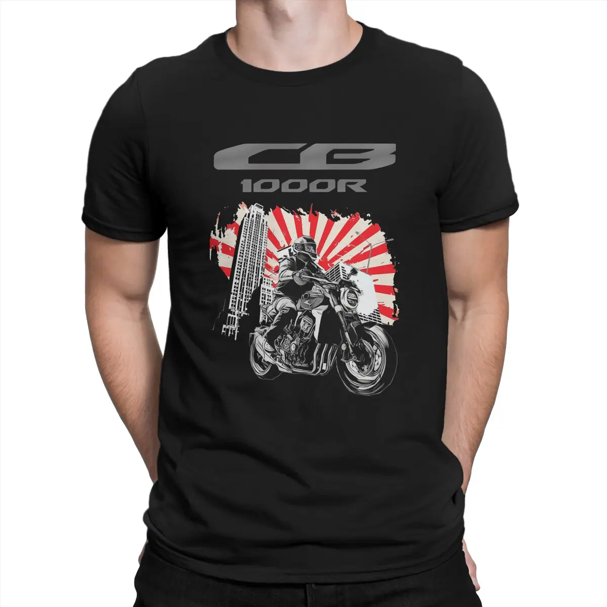 

CB1000R T-Shirts for Men Motorcycles Moto Hipster 100% Cotton Tees Crew Neck Short Sleeve T Shirt Gift Idea Tops