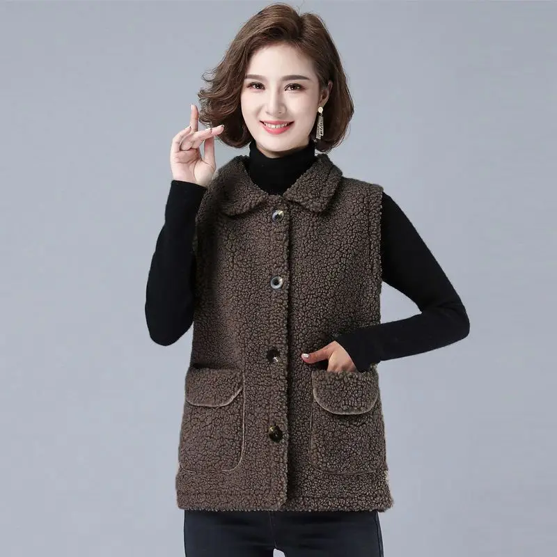 L-5XL Womens Casual Vests Coats Winter Female Waistcoats Single Breasted Middle Age Loose Keep Warm Ladies Outerwear H30
L-5XL Womens Casual Vests Coats Winter Female Waistcoats Single Breasted Middle Age Loose Keep Warm Ladies Outerwear H30