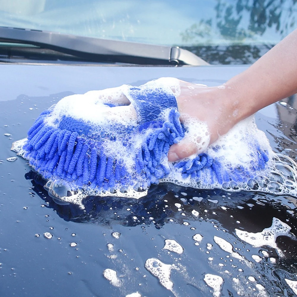 

Cleaning Sponge Clean Washing Tool Car Accessoriesc Microfiber Chenille Car Wash Sponge Care Washing Brush Pad Cleaning Tool