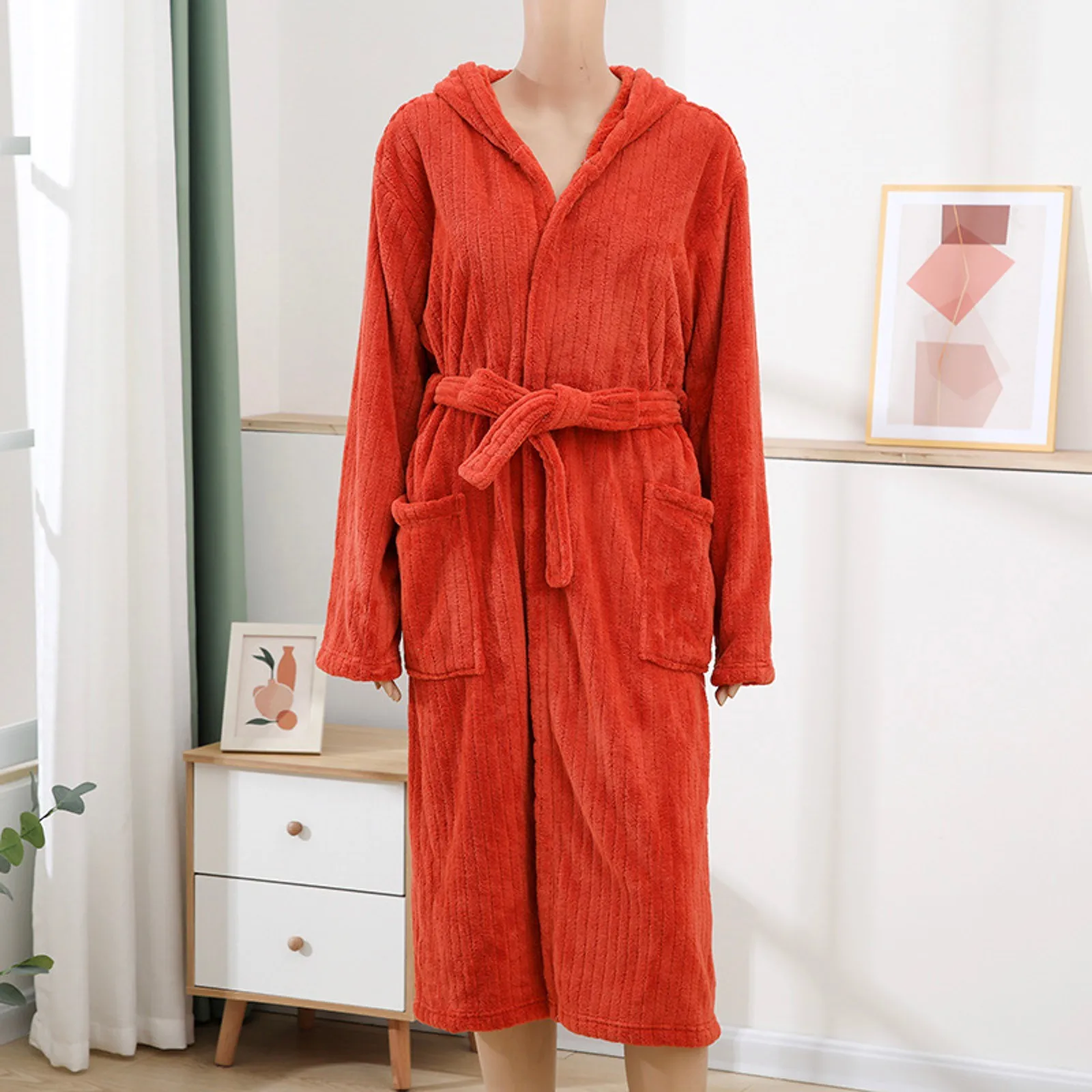 

Женский коралловый плюшевый халат-кимоно, халат, осенняя мягкая ночная рубашка, халаты, женские банные полотенца, Зимние Повседневные теплые домашние халаты