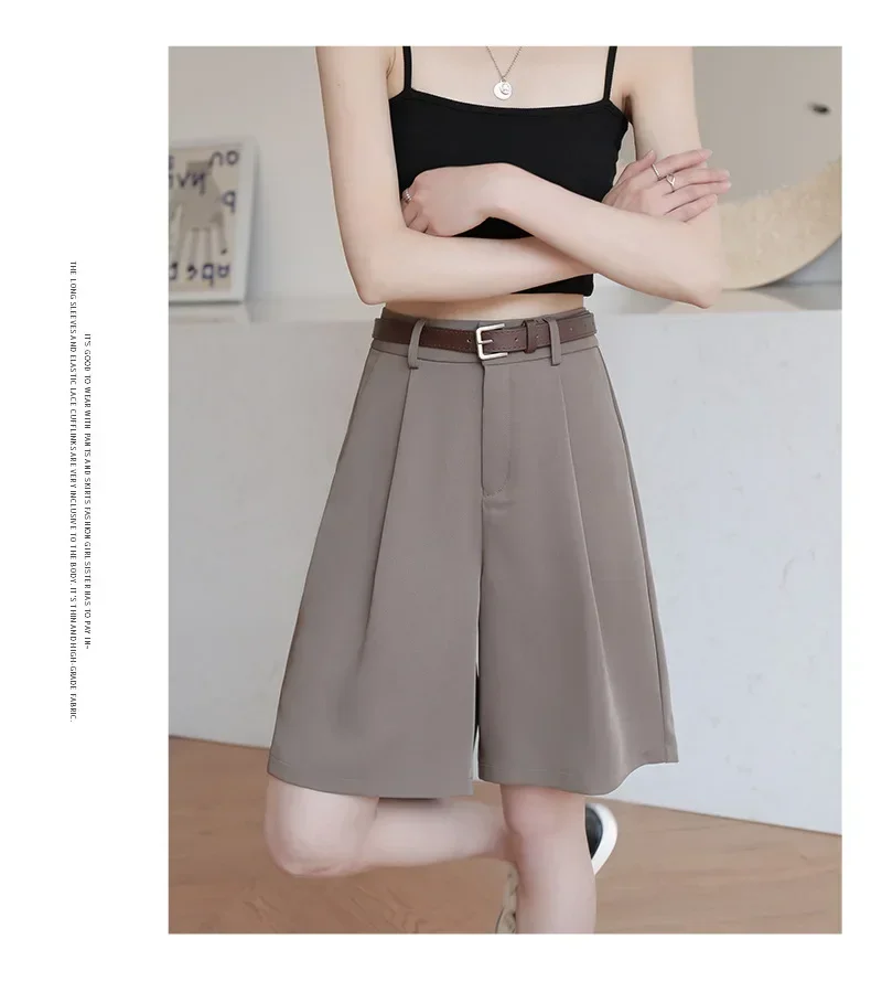 

2023 Summer New Fashion Brand High Waist Slim Elastic Slim Loose Sagging Wide Leg Pants Wearing Casual and Comfortable Suit Pant