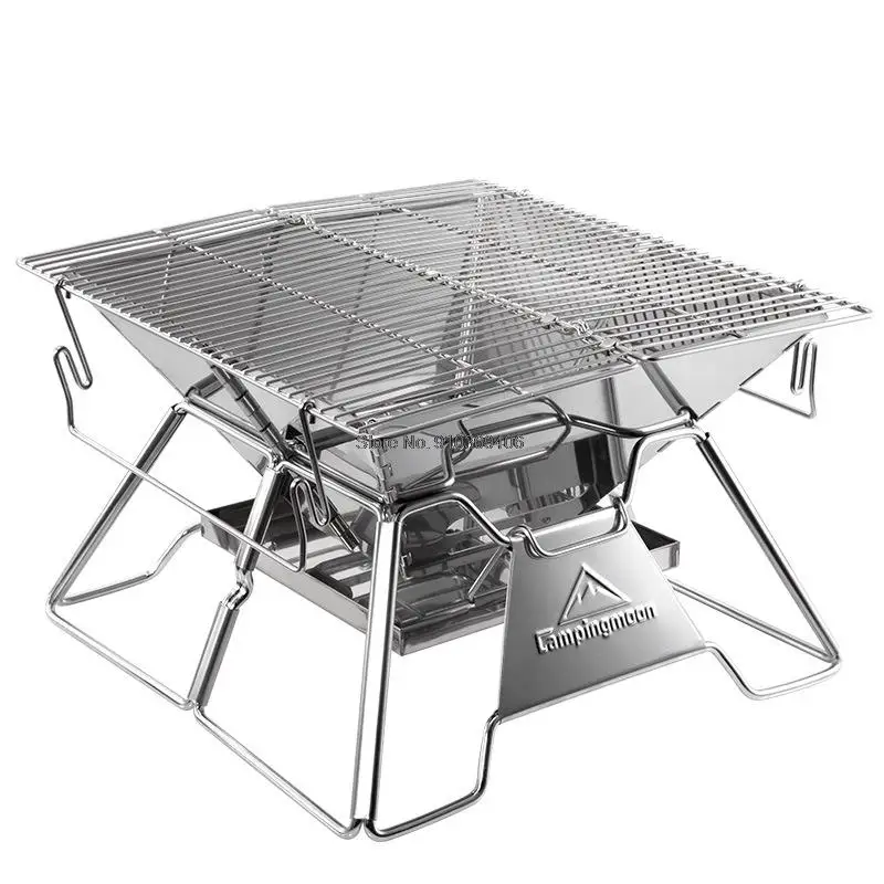 Portable Folding BBQ Grill Stove Campingmoon MT-2 Camping Barbecue Stove 34x35cm
Portable Folding BBQ Grill Stove Campingmoon MT-2 Camping Barbecue Stove 34x35cm