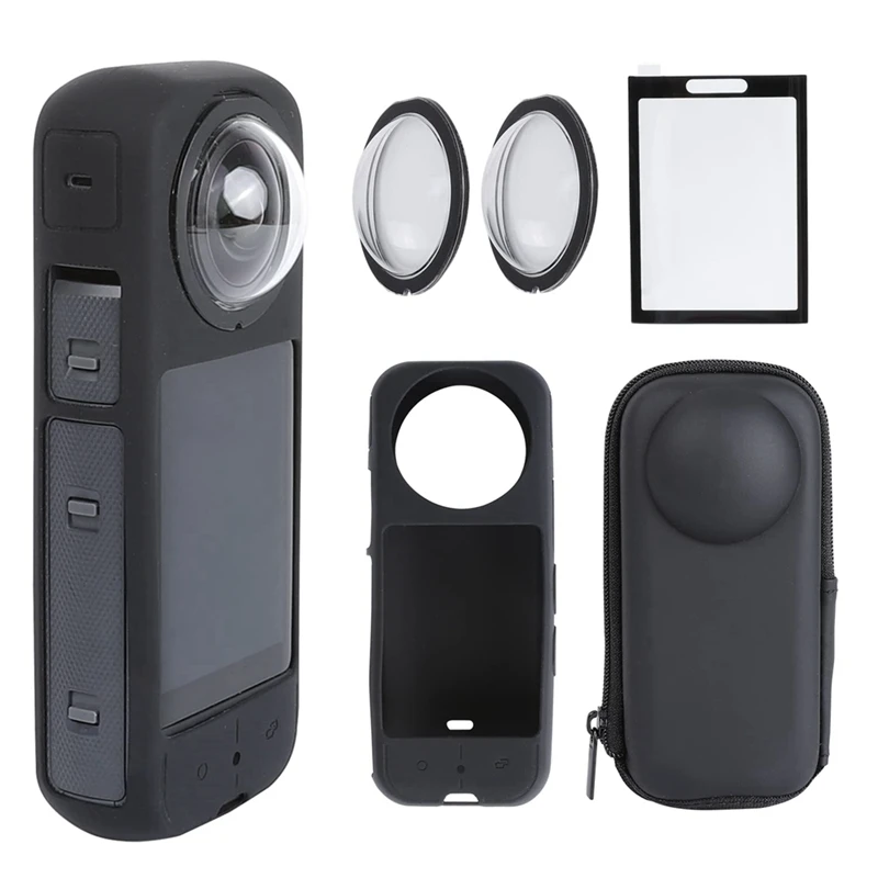 Комплект защитных аксессуаров для камеры Insta360 X3, защита объектива/силиконовая защитная крышка/защита экрана/фотокамера
Комплект защитных аксессуаров для камеры Insta360 X3, защита объектива/силиконовая защитная крышка/защита экрана/фотокамера