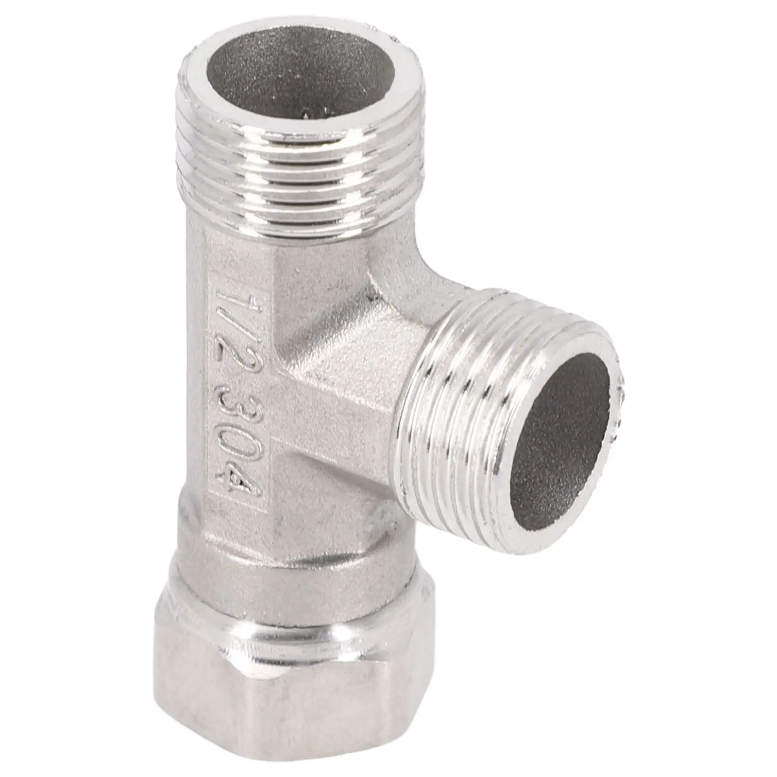 

T Adapter 3 Ways Valve/For Diverter Bath Toilet/Bidet Sprayer Shower Head/G1/2 Stainless Steel Internal External Activity Tee